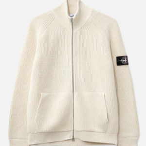 Cotton Raw Beauty Zip-up jumper