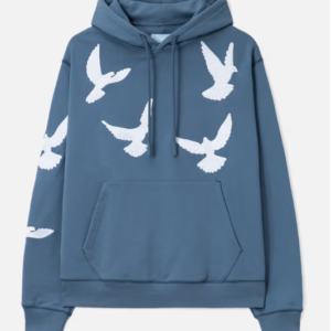 Flying Doves Hooded Sweater